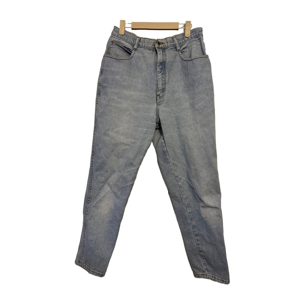Vintage Bill Blass light wash high waisted‎ mom jeans 14